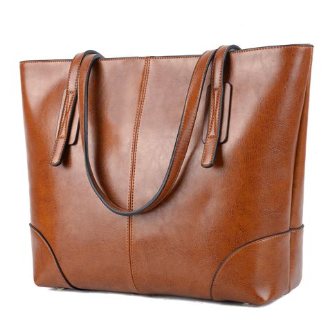 genuine leather women's tote handbags